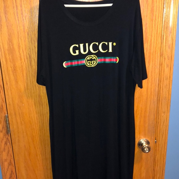 Gucci Black Dress with Iconic Logo - Picture 1 of 5